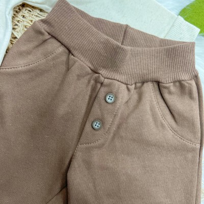 Conj. Casaco Friend Bear e Calça de Moletom - Areia e Marrom